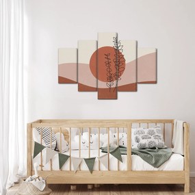 Obraz - Boho listy N⁰1 (150x105 cm)