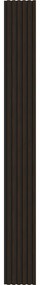 Mexen Lam-B, akustické stenové lamely 275 × 30 cm, HDF doska 4 mm, technická dyha, eben hnedý, S100-275307-3015-022