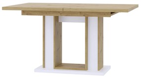 Jedálenský stôl Farug (artisan + biela) (pre 6 až 8 osôb). Vlastná spoľahlivá doprava až k Vám domov. 1055169