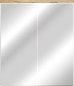 Comad Zrkadlová skrinka bez osvetlenia Bali Cashmere 60 kašmír/dub wotan