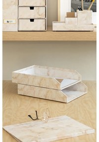 Kartónové organizéry v súprave 2 ks na dokumenty Hakan Paper Laminate – Bigso