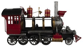 Kovový retro model lokomotívy - 42*13*23 cm