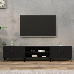 TV skrinka čierna 180x31,5x40 cm kompozitné drevo 816265