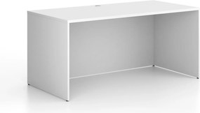 Kancelársky písací stôl FRAME, 160x80 cm, biela