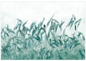 Artgeist Fototapeta - Blue Ears of Wheat Veľkosť: 150x105, Verzia: Premium