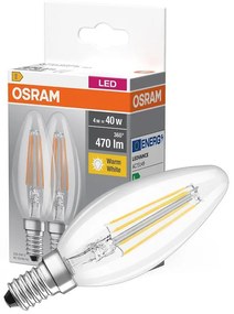 Žiarovka LED Filament 4W/827 E14 Value CLB Klar
