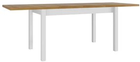 Rozkladací jedálenský stôl Wodonas 80 x 140 220 I XL (dub grandson + biela) (pre 4-10 osôb). Vlastná spoľahlivá doprava až k Vám domov. 1105413