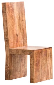 furniture-nabytek.cz - Masivní jídelní set Cleveland z mangového dřeva, lakovaný, hnědý – stůl 200 cm, 4 židle, lavice 190 cm