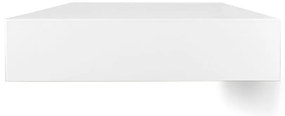 Biela polička TemaHome Balda, šírka 90 cm