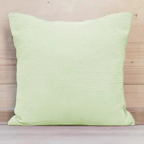 Biante Mušelínová obliečka na vankúš MSN-030 Pastelovo pistáciová 50 x 60 cm