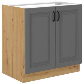 Kuchynská skrinka Stilo dustgrey/artisan 80zl 2f bb