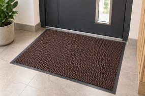 Textilná rohožka CLEAN BROWN rozmer: 50x80 cm