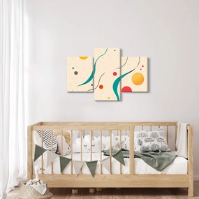 Obraz - Minimalistická farebná ilustrácia (90x60 cm)
