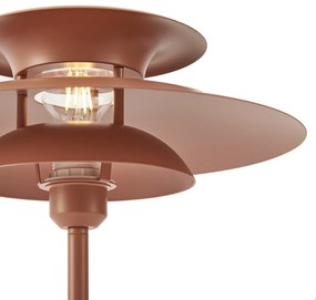 Retro stolná lampa Mocha Steel 45cm - Pauly
