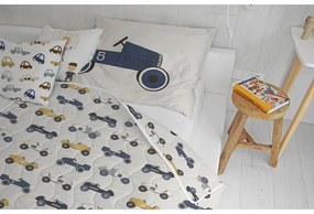 Prešívaná deka a obliečka na vankúš v súprave z bavlneného saténu 140x200 cm – Butter Kings