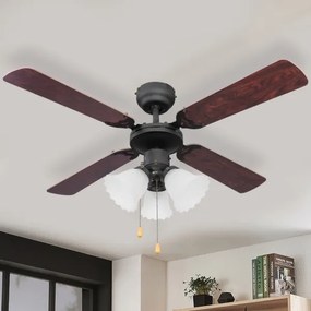 Globo 03816 - Stropný ventilátor HARVEY 3xE27/60W/230V