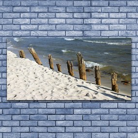 Obraz na akrylátovom skle Pláž more príroda 120x60 cm