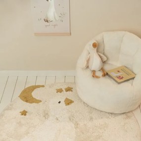 Kreslo detské plyšové Soft White