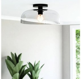 Alora Mood ALM-SYLVIA-SF-BK-CL - Stropné svietidlo SYLVIA 1xE27/60W/230V čierna