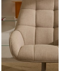Béžové otočné kreslo Jaspe – Kave Home
