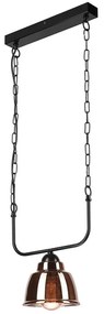Luster na reťazi MARIO 1xE27/60W/230V mosadz