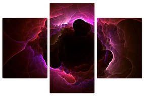 Obraz - abstrakcie mraku (90x60 cm)