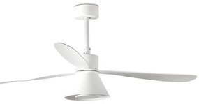 FARO 33760WT-22-LED Stmievateľný ventilátor AMELIA L CONE LED/20W/230V biela pr. 132 cm WT + DO