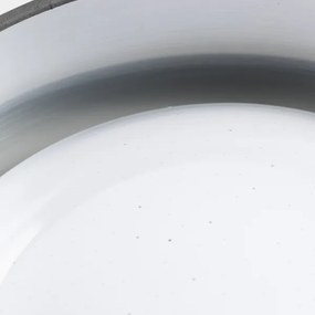 LED stropné svietidlo LED/12W/230V, priemer 32 cm, sivé/strieborné