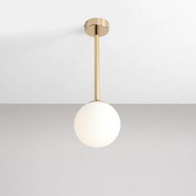 PINNE GOLD | Jednoduchá stropná lampa v zlatom prevedení Veľkosť: S
