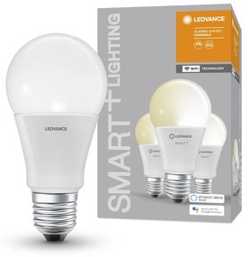 LEDVANCE Sada 3x inteligentná LED žiarovka SMART+ WIFI, E27, A60, 9W, 806lm, 2700K, teplá biela