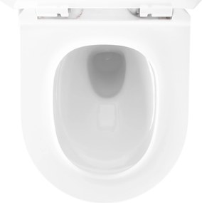 Závesná WC misa so SoftClose sedadlom REA CARTER TORNADO, prírodný mramor