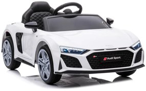 LEAN CARS ELEKTRICKÉ AUTÍČKO AUDI R8 - BIELE - 2x45W - 12V4,5Ah - 2021