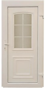 Dvere vchodové Rijeka D34 90L 98x198x7 biela