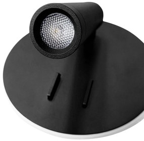 Toolight Toolight, LED nástenné svietidlo 16x14cm, 10W, APP1614-1W, čierna, OSW-06529