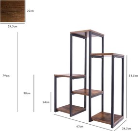 Stojan na kvety PANORAMA venge