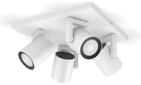Philips - LED RGBW Stmievateľné bodové svietidlo Hue ARGENTA 4xGU10/4,2W/230V