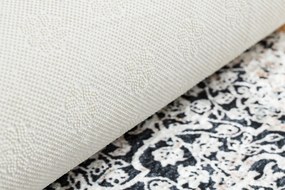 ANDRE 1016 Prateľný koberec Ornament, protišmykový - béžový