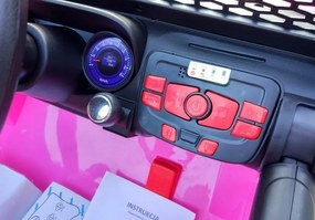 LEAN CARS Elektrické autíčko Jeep S2388 ružové 4x45W