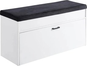 JU Skriňa na topánky so sedadlom 100 x 35 x 49 cm