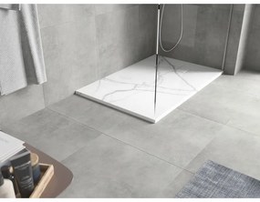 Mexen Hugo, obdĺžniková sprchová vanička SMC 120 x 90 cm, biely kameň, 42159012
