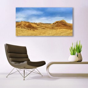 Obraz plexi Púšť vrcholky krajina 120x60 cm
