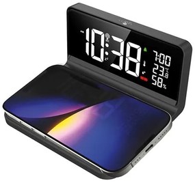 Hodiny Solight CA06 s Qi bezdrôtovým nabíjaním