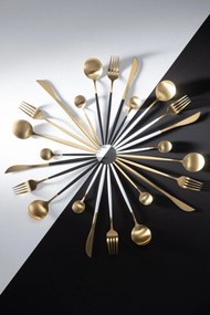 24-dielna zlatá sada príboru Linea – 27 cm