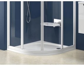 Ravak XA237711010 - Štvrťkruhová sprchová vanička ELIPSO 90x90 cm biela