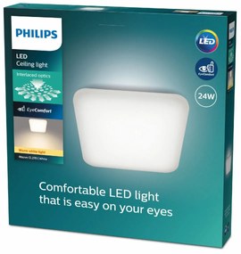 Philips 8720169195493 stropné LED svietidlo Mauve 1x 24 W 2900lm 2700K, 43 cm