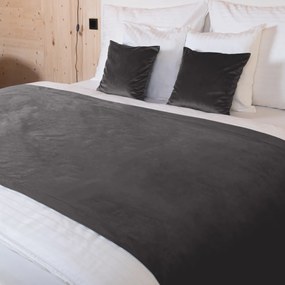 Biante Zamatový prehoz na posteľ Velvet Prémium SVP-017 Tmavo sivý 220x240 cm
