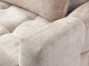 Rozkladacia pohovka Dante, béžová štruktúrovaná tkanina