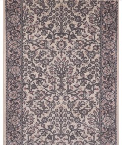 Agnella, Orientálny behúň na mieru Isfahan Forenza alabaster, šíre 80 cm, ružová, chodba / predsieň