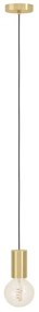 Eglo 900799 - Luster na lanku POZUETA 1xE27/40W/230V zlatá