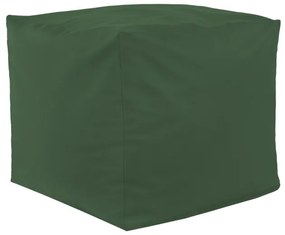 Taburetka Tmavozelená ekokoža